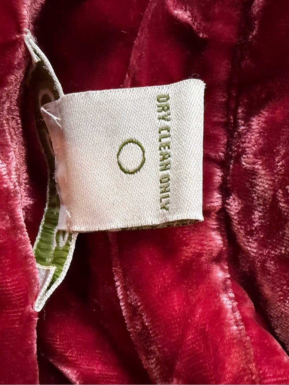 Orvis Velvet Button-Front Blouse in Deep Rose Size Large - Picture 7 of 7